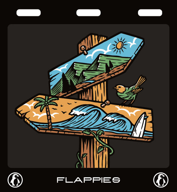 Trail Signs Set custom mudflaps — printed in Australia