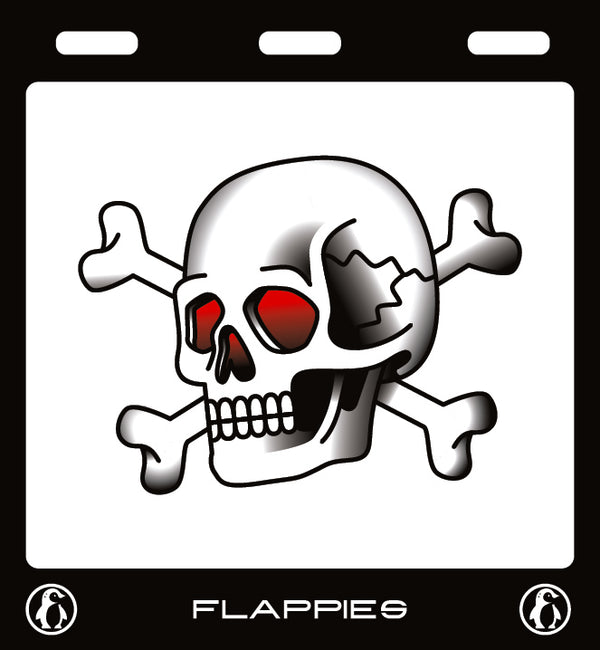 Skull Set custom mudflaps — printed in Australia
