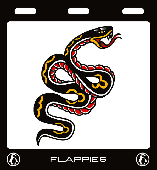 Snake Set custom mudflaps — printed in Australia