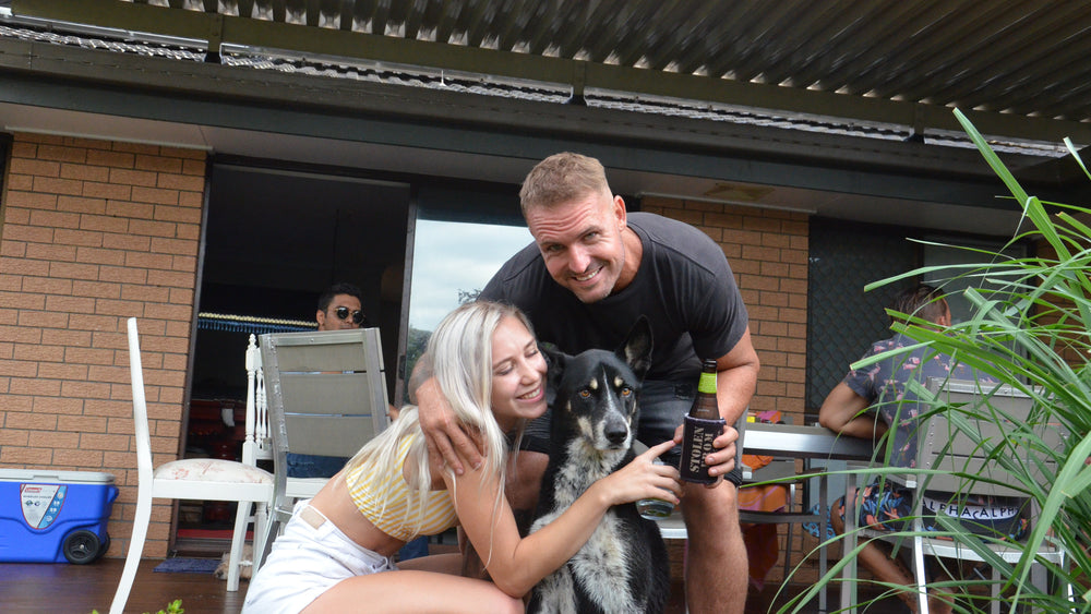 Shane, Tyla, Bub & Stark — the Flappies family
