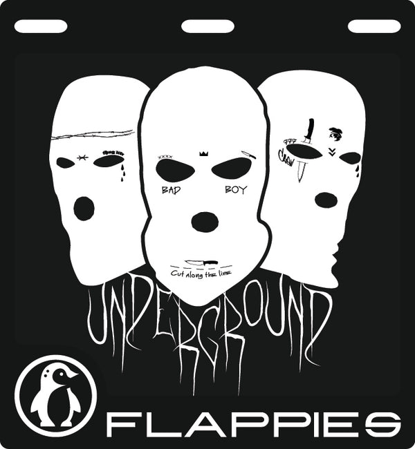Underground custom mudflaps — printed in Australia