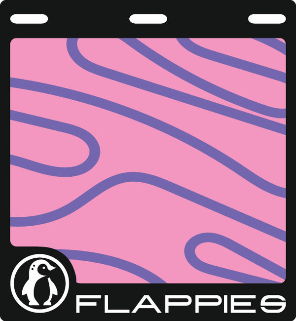 Pink Mirage Set custom mudflaps — printed in Australia