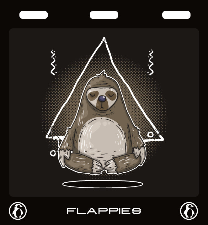 Chill Sloth custom mud flaps by Flappies