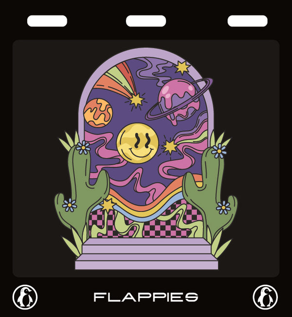 Cosmos Cactus custom mudflaps — printed in Australia