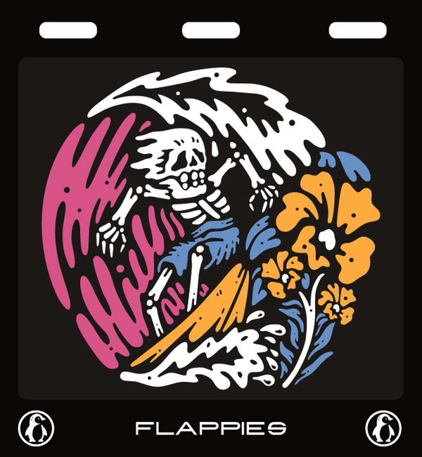 Floral Break Set custom mudflaps — printed in Australia