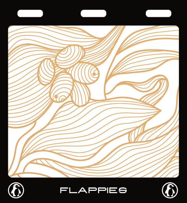 Golden Bloom Set custom mudflaps — printed in Australia