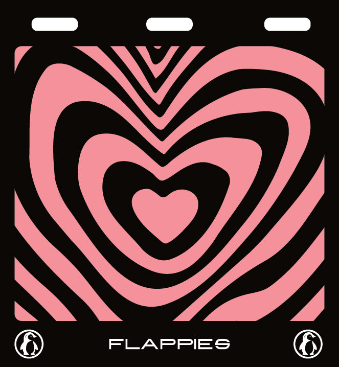 Heartwave Set custom mud flaps by Flappies