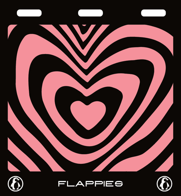 Heartwave Set custom mudflaps — printed in Australia