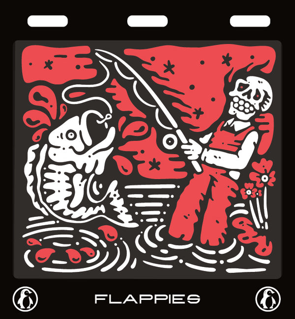 Red Catch Set custom mudflaps — printed in Australia
