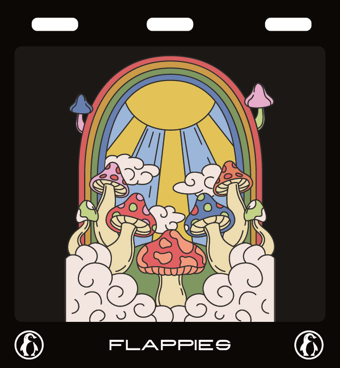 Shrooms custom mud flaps by Flappies