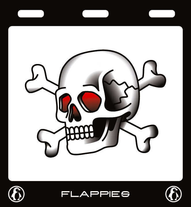 Skull Set custom mud flaps by Flappies