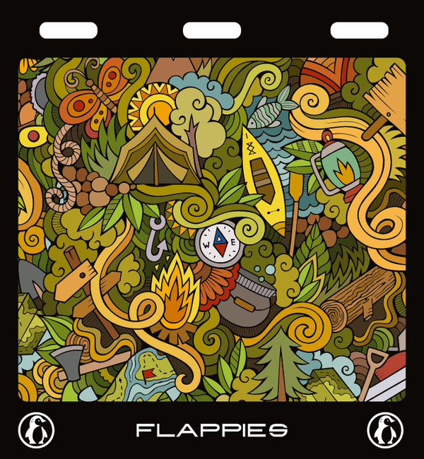 Trippy Trails Set custom mudflaps — printed in Australia