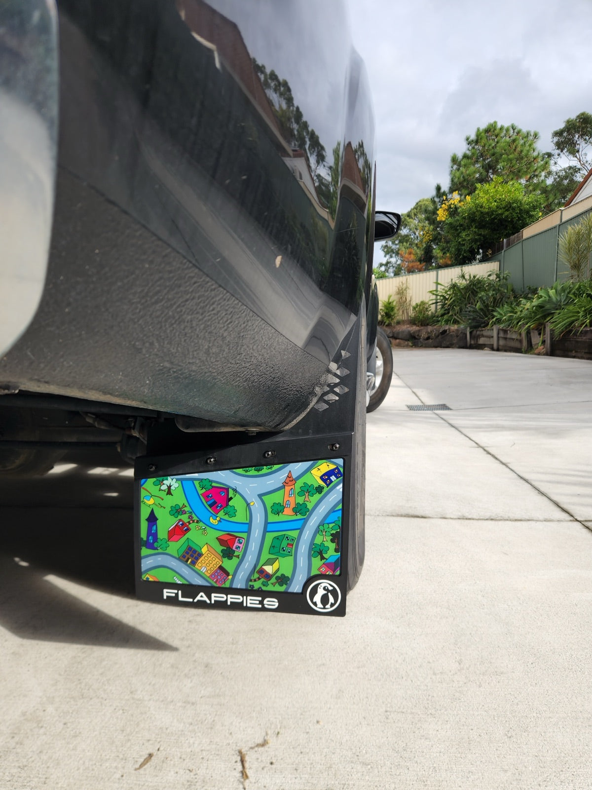 Flappie Frame with a custom printed flap fitted to a 4x4